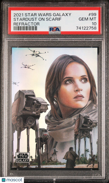 2021 Topps Chrome Star Wars Galaxy Stardust On Scarif #99 PSA 10