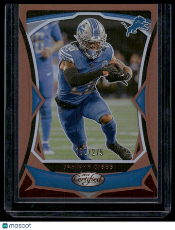2024 Panini Certified Jahmyr Gibbs #49 /275