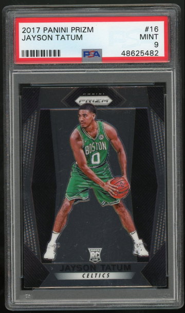 2017 Prizm Jayson Tatum PSA 9