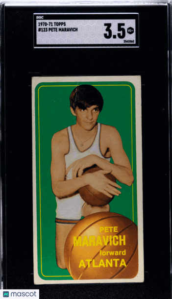 1970 Topps Pete Maravich #123 SGC 3.5