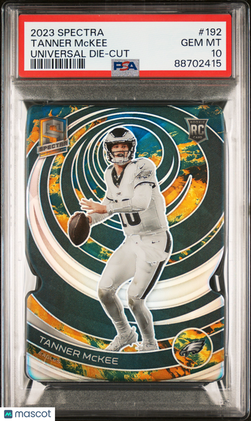 2023 Panini Spectra Tanner Mckee #192 Universal Die Cut /10 Rookie PSA 10