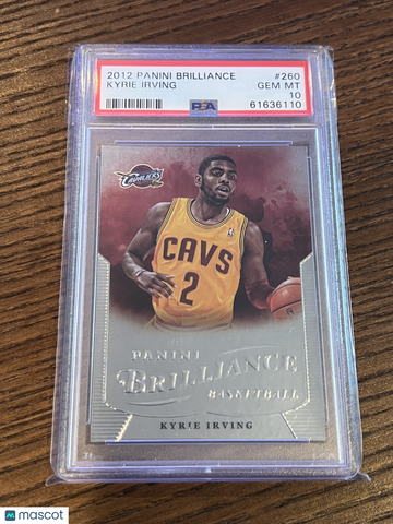 2012 Panini Brilliance Kyrie Irving #260 Rookie RC PSA 10