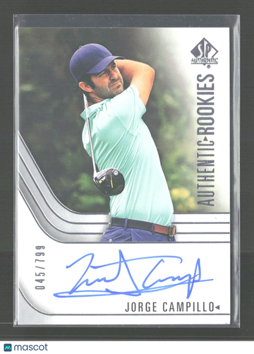 2021 Upper Deck SP Authentic Golf Authentic Rookies Jorge Campillo #103 045/799 Authentic Rookies Auto