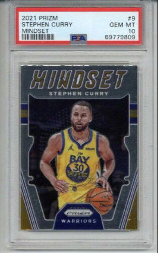 2021 PANINI PRIZM MINDSET #9 STEPHEN CURRY CARD WARRIORS PSA 10 LOW POP RARE