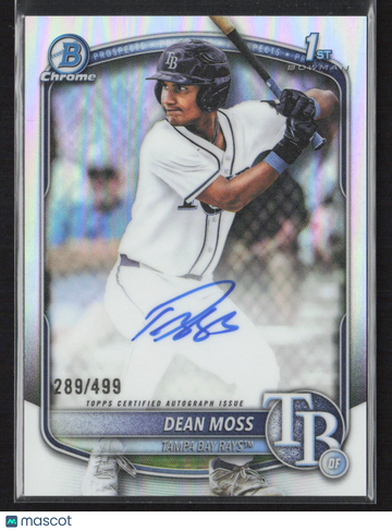 2025 Bowman Chrome Dean Moss #CPA-DM Refractor /499
