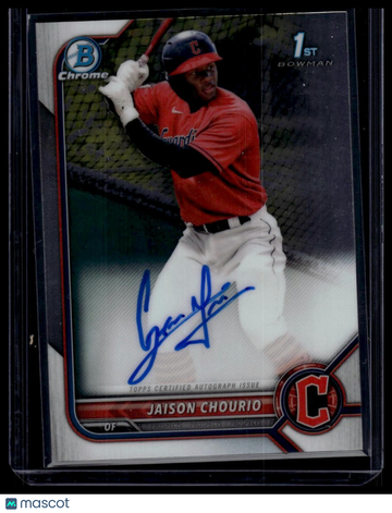 2022 Bowman Chrome Jaison Chourio #CPA-JCO Prospect Autographs AU