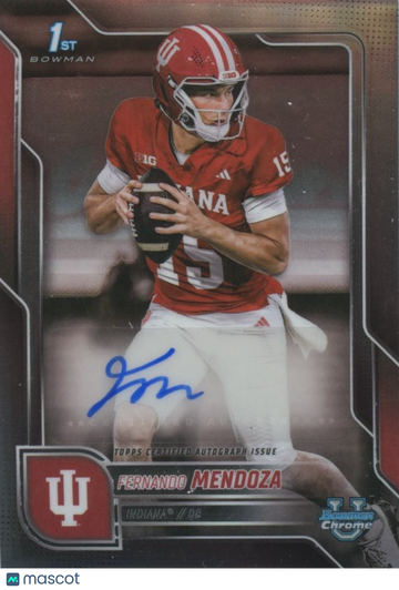2025 Fernando Mendoza Chrome Rookie Bowman