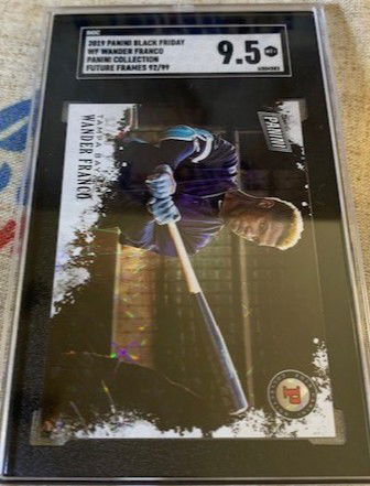 2019 Panini Black Friday Collection Future Frames - Wander Franco RC - SGC 9.5 Mint MT+