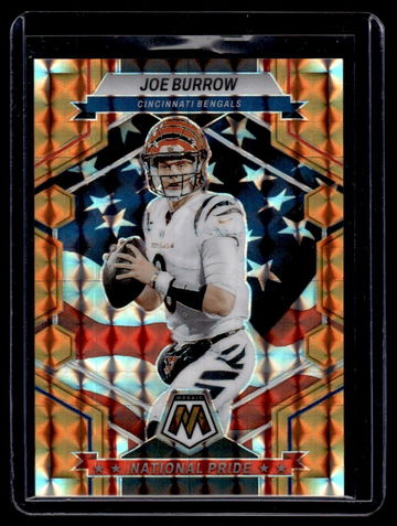 2023 Panini Mosaic National Pride Orange Joe Burrow #254 Prizm /199