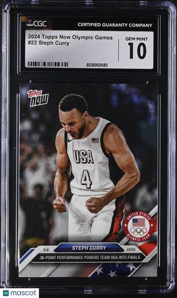 2024 Topps Now Olympic Games #22 CGC 10