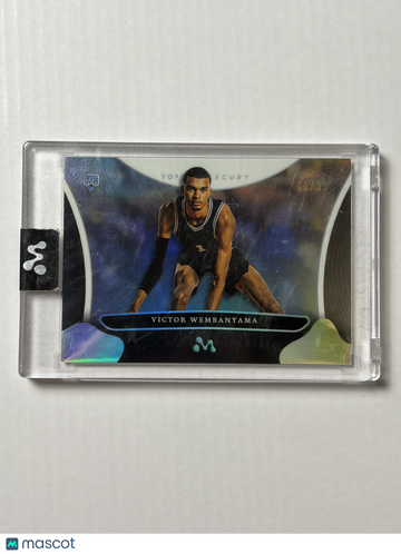 2023-24 Topps Mercury Victor Wembanyama Victor Wembanyama #16 Refractor Parallel/Variety Rookie Short Print 44/99 /99 Sa