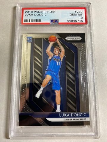 2018 Panini Prizm Luka Doncic PSA 10 GEM #280 Rc