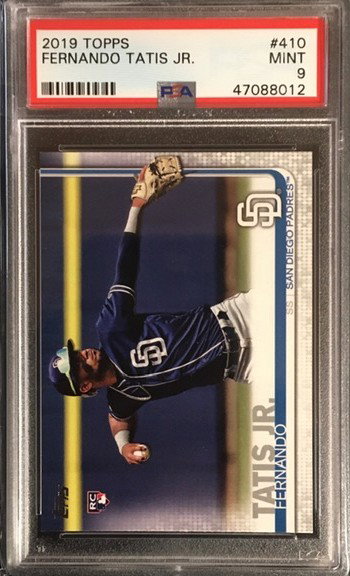 2019 Topps - FERNANDO TATIS JR - Rookie - PSA 9