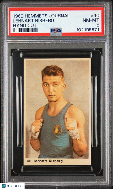 1960 Hemmets Journal Lennart Risberg #40 PSA 8