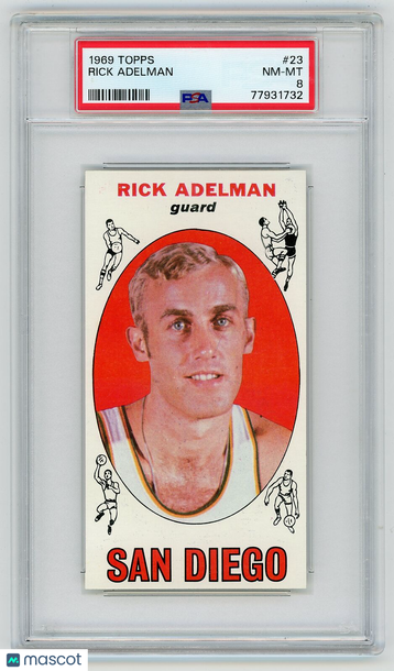 1969 Topps Rick Adelman #23 8 PSA 8