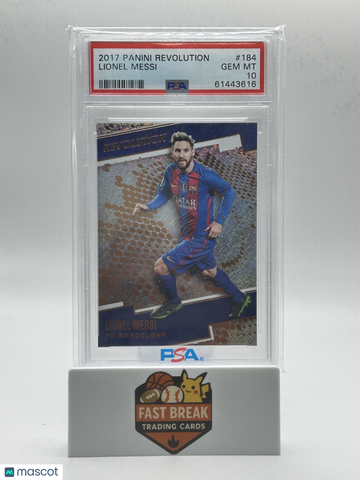 2017 Panini Revolution Lionel Messi #184 PSA 10