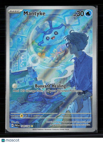 2023 Paradox Rift Mantyke Holo Secret Rare #189/182