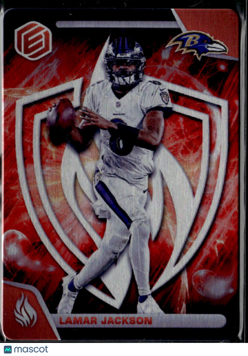 2022 Panini Elements Fire Lamar Jackson #FI-7