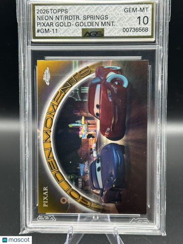 2025 Topps Chrome Pixar GOLD AGS 10