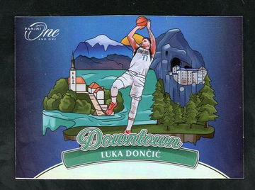 2023 Panini One and One 3 Luka Dončić Downtown Variation VG Dallas Mavericks