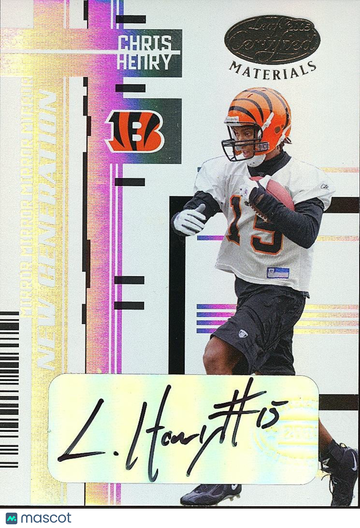2005 Certified Chris Henry Rookie