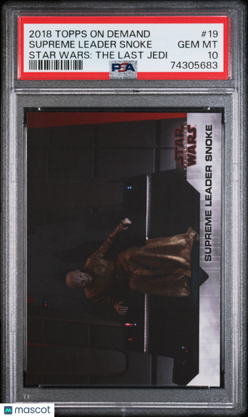2018 Topps On Demand Star Wars: The Last Jedi Supreme Leader Snoke #19 PSA 10