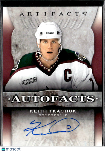 Keith Tkachuk 2021 Upper Deck Artifacts Autofacts Auto Phoenix Coyotes