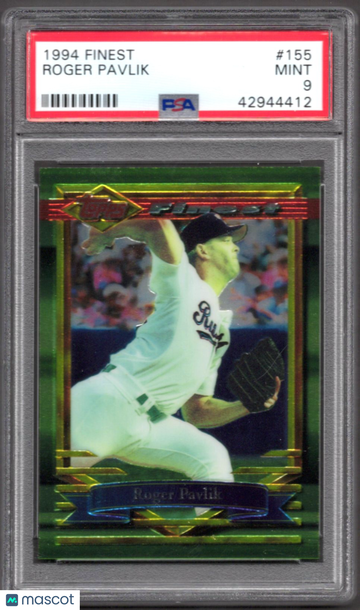 1994 Finest Roger Pavlik #155 PSA 9
