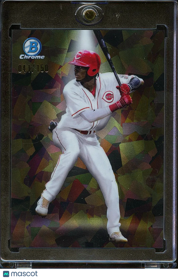 Elly De La Cruz 2023 Bowman Chrome Spotlight Yellow Mini-Diamond Refractor /150 Cincinnati Reds