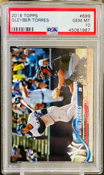 2018 Gleyber Torres RC Variation PSA 10 Topps 