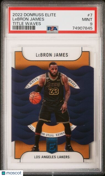 2022 Panini Donruss Elite LeBron James #7 PSA 9