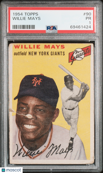 1954 Topps Willie Mays #90 PSA 1