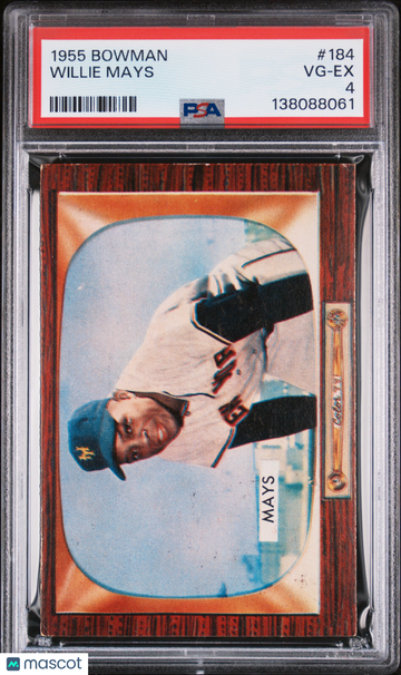 1955 Bowman Willie Mays #184 PSA 4