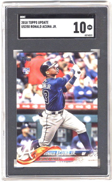  2018 Topps Update #US250 Ronald Acuna Jr. RC SGC