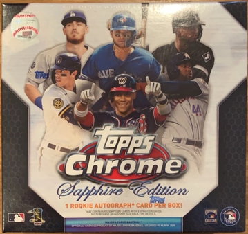 2020 Topps Chrome Sapphire Sealed