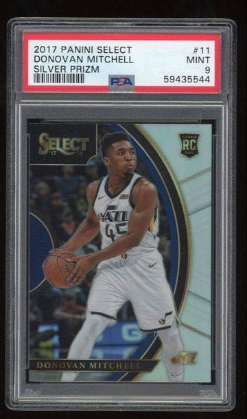 2017 Donovan Mitchell Select Silver PSA 9