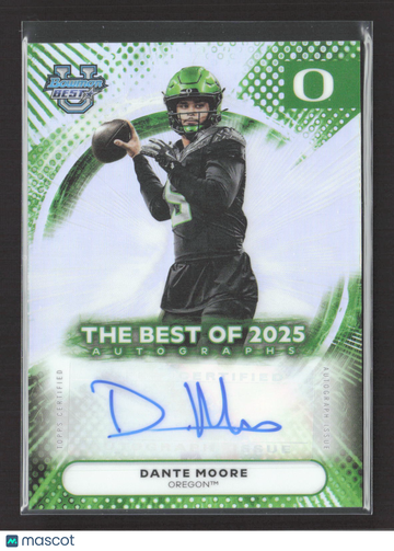 2025 Bowman University Best Football Dante Moore #BOA-DM