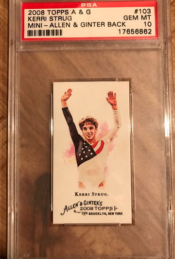 2008 TOPPS A&G KERRI STRUG PSA 10 1/1 ONLY ONE