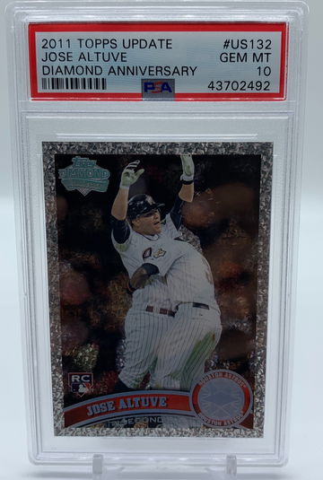 2011 Topps Update José Altuve Diamond Anniversary  #US-132 Rookie PSA 10