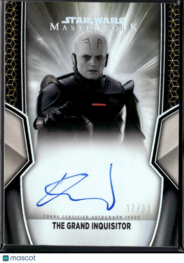 2022 Topps Star Wars Masterwork Rupert Friend 17/50 Autograph #A-RF