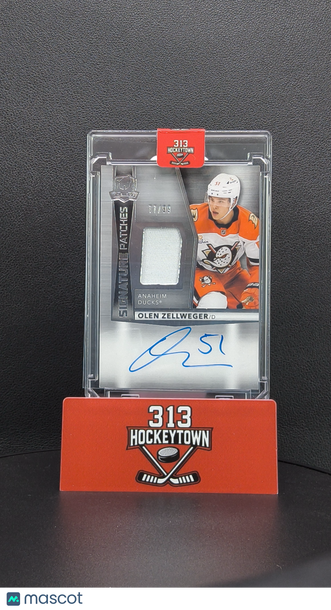 2024-25 Upper Deck The Cup Signature Patches Olen Zellweger #SP-OZ