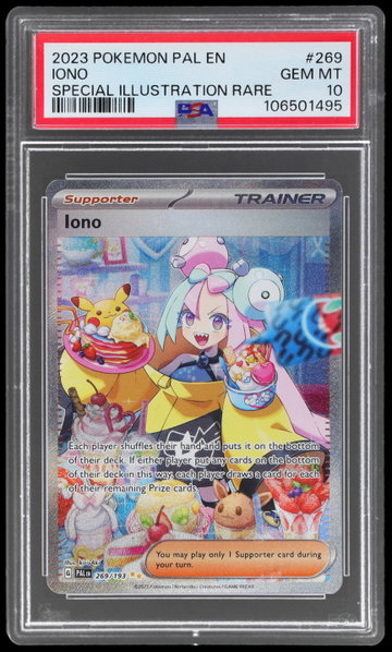 2023 Pokemon Scarlet And Violet Paldea Evolved Iono Special Illustration Rare PSA 10
