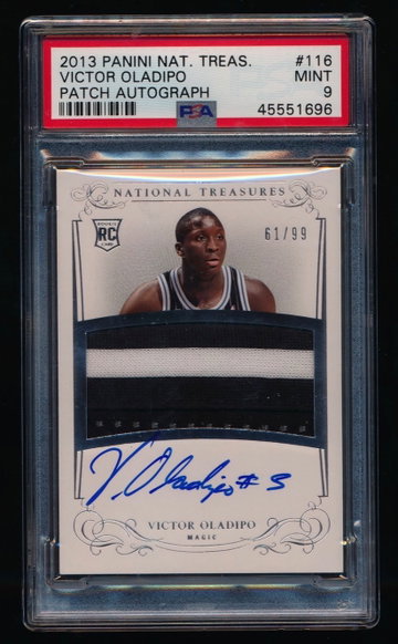 Victor Oladipo 2013 National Treasures RPA /99 PSA 9