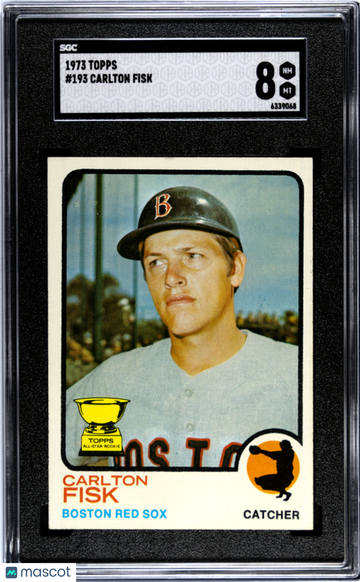 1973 Topps Carlton Fisk #193 SGC 8