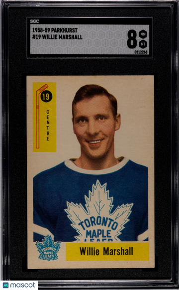 1958 Parkhurst Willie Marshall #19 SGC 8