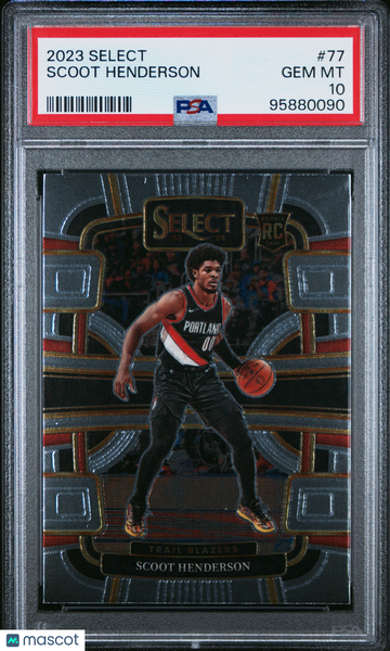2023 Panini Select Scoot Henderson #77 PSA 10