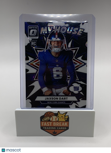 2025 Panini Donruss Optic My House Jaxson Dart #2 Black Pandora Prizm /149 RC