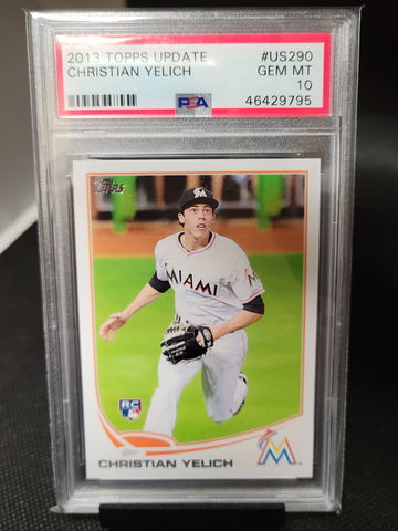 2013 Topps Update Christian Yelich Psa 10