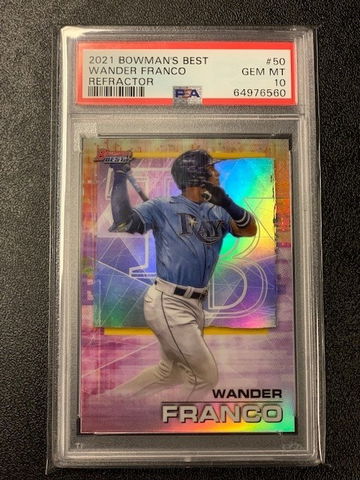 2021 Bowmans Best Wander Franco Refractor PSA 10
