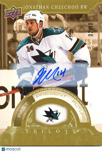 2022-23 Upper Deck Trilogy Jonathan Cheechoo Upper Deck